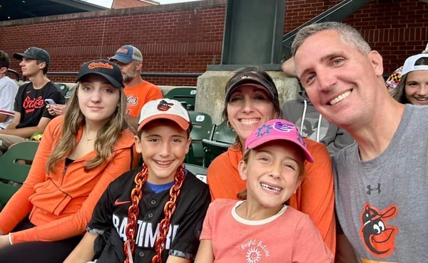 Ryan O'Connor speaking with District 5 voters